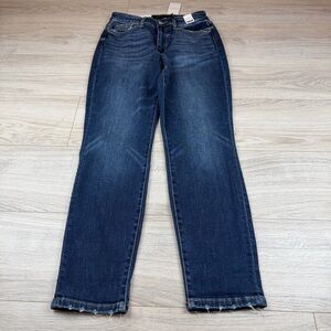 Judy Blue Remain Calm Midrise Cuffed Boyfriend Jeans Size 05/27 NWT JB82368DK
